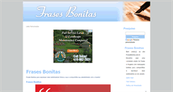 Desktop Screenshot of frasesbonitas.net.br